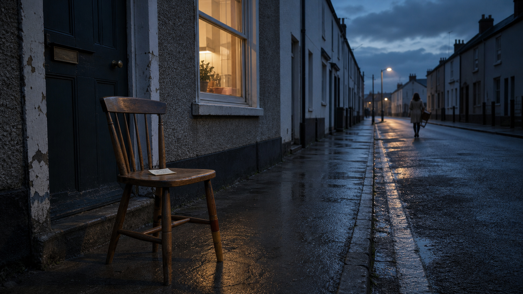 The Chair on the Pavement